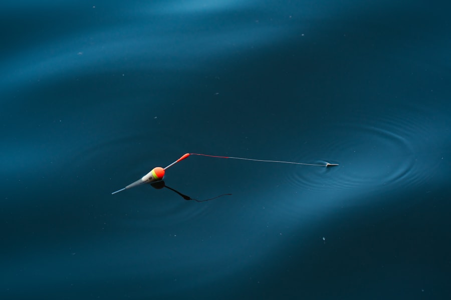 Photo marine sports retractable fishing rod