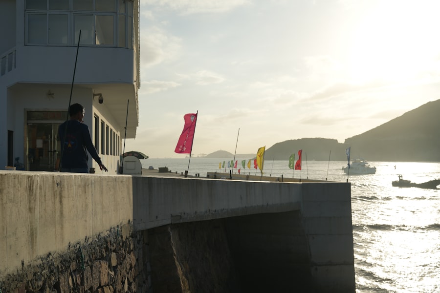 Photo marine sports travel rod