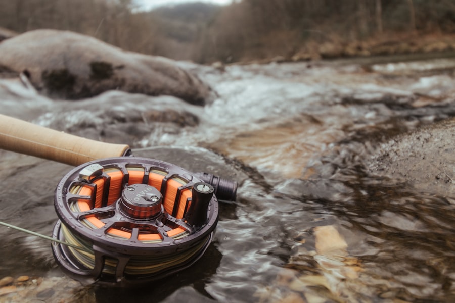 Photo fishing reel
