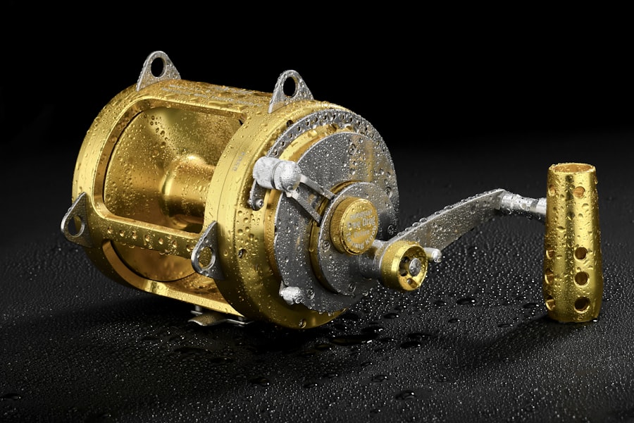 Photo fishing reel electric