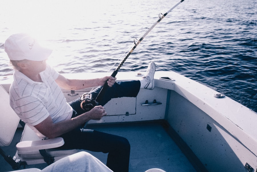 Photo electric fishing reels