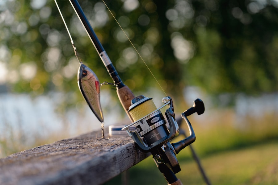 Photo fishing rod