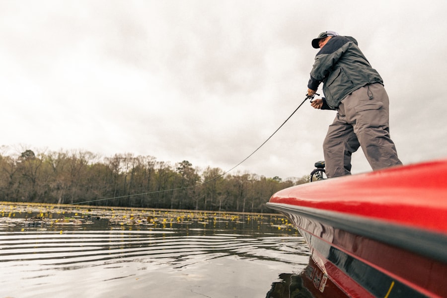 Photo black bass fishing