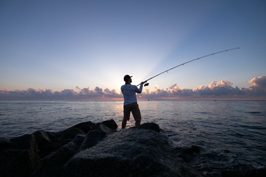 Photo fishing rod